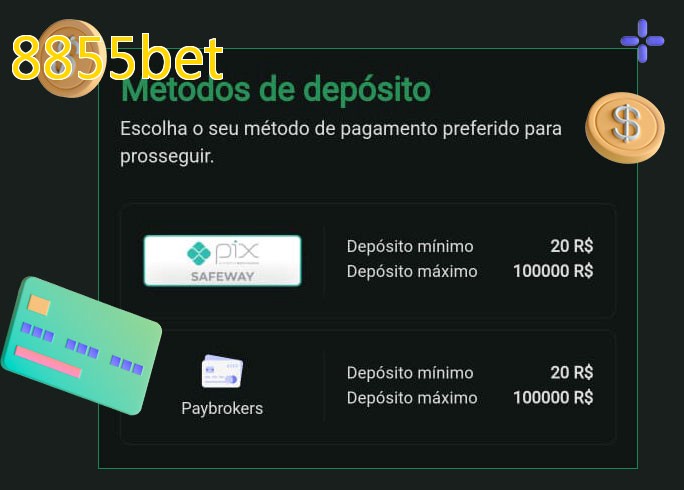 O cassino 8855betbet oferece uma grande variedade de métodos de pagamento